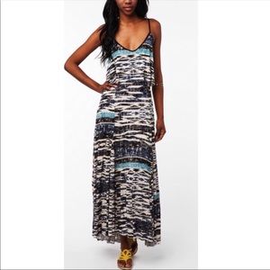 Beautiful unique print summer maxi dress